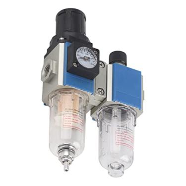 Imagem de Compressor de fluxo de fluxo de fluxo Regulador de pressão Lubrificador Combinação Separador de óleo de água Controle de alta precisão para ferramentas pneumáticas industriais (GFC200-08)