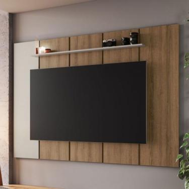 Imagem de Painel para TV Até 75 Polegadas Paris 1 Prateleira Arenas - Art In Móv