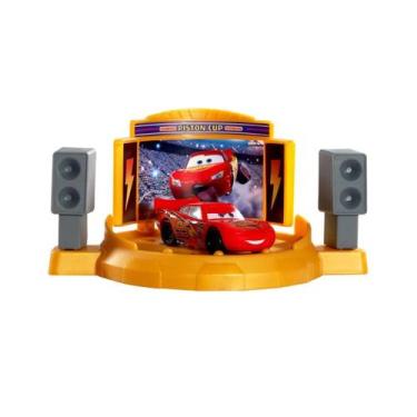 Imagem de Pista de corrida com lançador copa pistão cars disney carros - mattel 