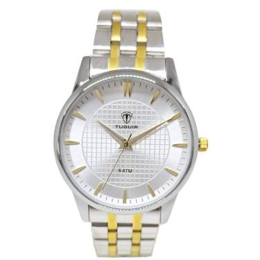 Imagem de Relógio Feminino Tuguir Analógico 9182F Prata e Dourado