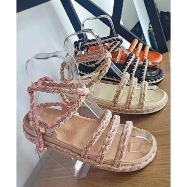 Imagem de Sandália papete de amarrar - -