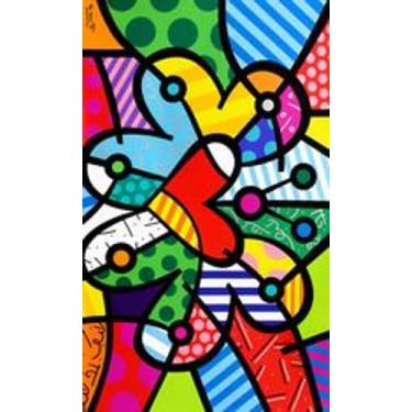 Imagem de Kit De Bordar Em Talagarça Completo: Tela Pintada + Lã + Agulha  +  Ma