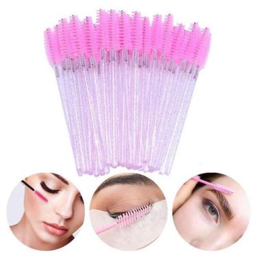 Imagem de 100 Escovinhas Alongamento Cílios Sobrancelha Descartável - Escovex