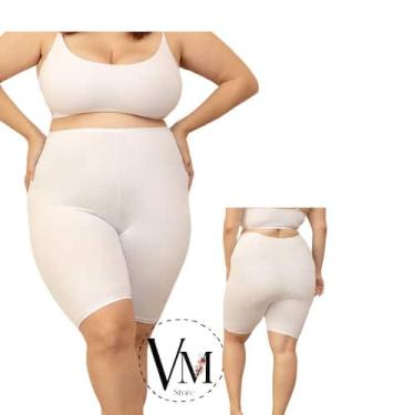 Imagem de Bermuda Anaguá Plus Size até o Tamanho 58 - VM Store, Branco, 56/58