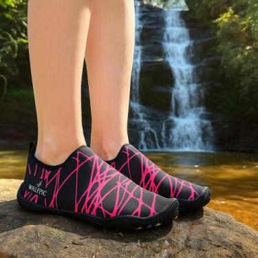 Imagem de Sapatilha Aquática Neoprene Unissex com Sola Antiderrapante e Secagem 