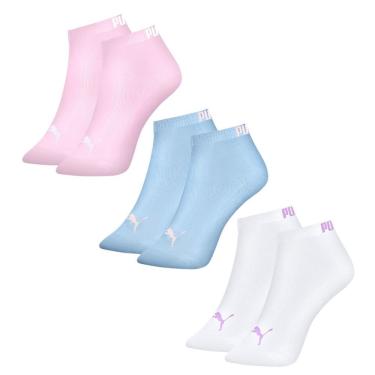 Imagem de Kit 3 Pares De Meias Puma Sapatilha Feminina