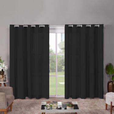 Imagem de Cortina Roma 6,00LX2,20A Sala, Quarto, Escritório, Decoração - Nalu Ca