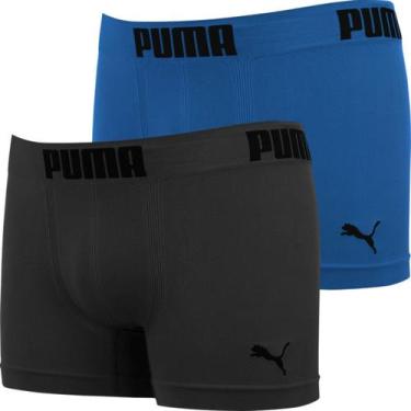 Imagem de Kit 2 Cuecas Boxer Puma Masculina Box Poliamida Cueca Sem Costura Conf