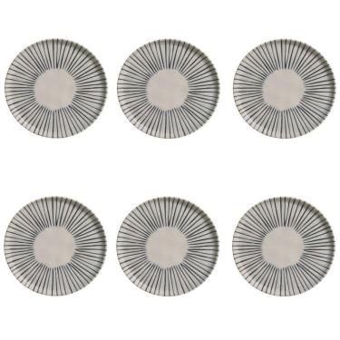 Imagem de Conjunto De Pratos De Sobremesa 06 Peças Bio Elemento Porto Brasil