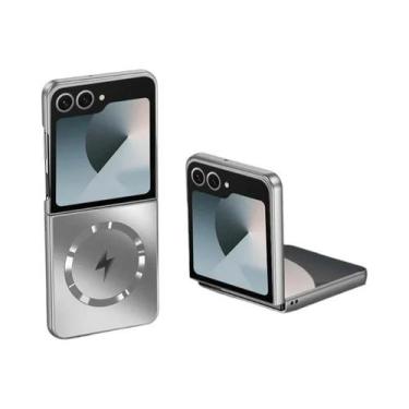 Imagem de Capa Magnética Ultra Fina Metálica Magsafe Para Samsung Galaxy Z Flip 