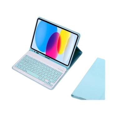 Imagem de Capa Para iPad De 10,9 Polegadas 2022 Com Teclado Bluetooth Sem Fio E 