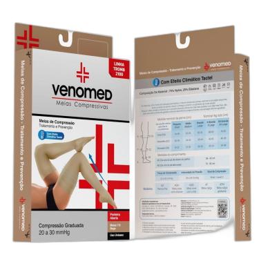 Imagem de Meias Compressão 20 A 30Mmhg Aberta 7/8 Venomed Tromb2100