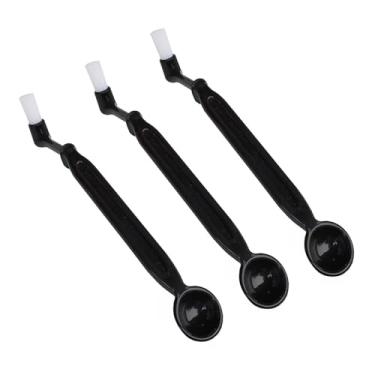 Imagem de RLECS 3 peças de máquina de café de cabo longo de 21 cm ferramenta de limpeza de cotovelo e escova de limpeza adequada para espumadores de leite