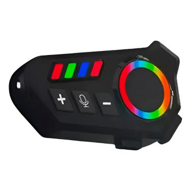 Imagem de Fone Bluetooth para Capacete Motociclista IP67 com Microfone e Longa Autonomia