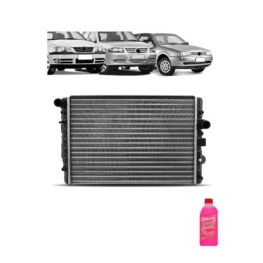 Imagem de Kit Radiador VW Gol 1.0 8/16V + Aditivo Visconde Rosa Pronto Uso