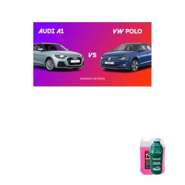 Imagem de Kit Radiador VW Polo Virtus Audi A1 Aditivo Rosa 5LT Água Desmineralizada 1LT