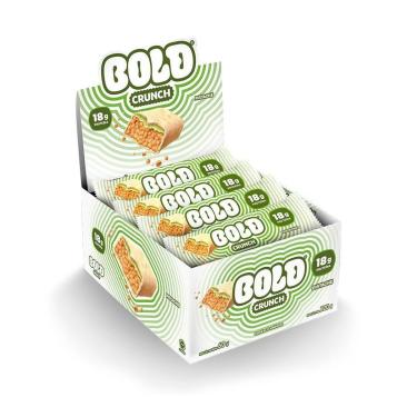 Imagem de BARRA DE PROTEINA BOLD CRUNCH PISTACHE 12 UNIDADES-Unissex