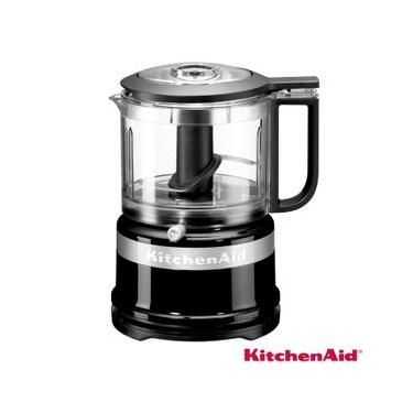 Imagem de Mini Processador de Alimentos KitchenAid Onix Black com 02 Velocidades, Capacidade de 0,8 Litros - KJA03BEANA