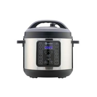 Imagem de Panela de Pressão Elétrica Digital Gallant 6L GPP06 15 Funções Clique E Pronto Inox 1000W 127V