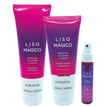 Imagem de Lowell Liso Magico Shampoo, Condicionador e Fluido 60ml