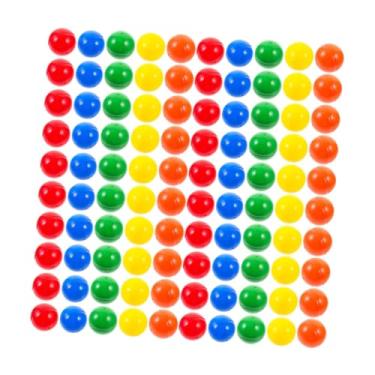 Imagem de Dynwave Bolas de bingo para rifa, bolas decorativas compactas, lisas e leves para festas. Redondas, 5 Cores, 95 a 100 Bolas