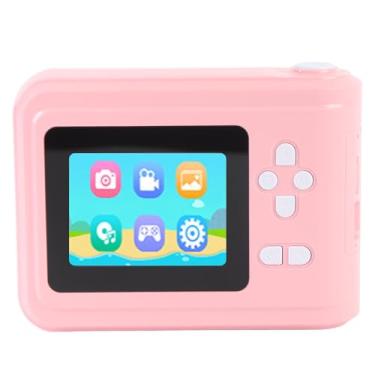 Imagem de Jiawu Câmera Digital de Impressão Instantânea HD de 48MP para Meninos e Meninas, Câmera Fotográfica Criativa para Aniversários, Gravador de Vídeo 1080P, Material ABS (Rosa)