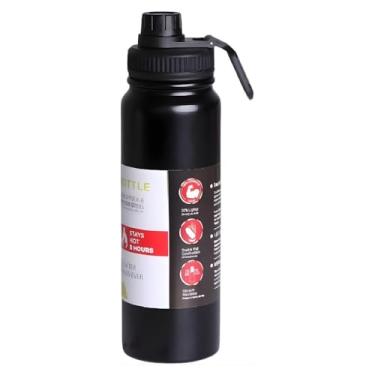 Imagem de Garrafa Térmica Esportiva 800 ml Inox Parede Dupla – Antivazamento, Livre de BPA, Alça de Transporte