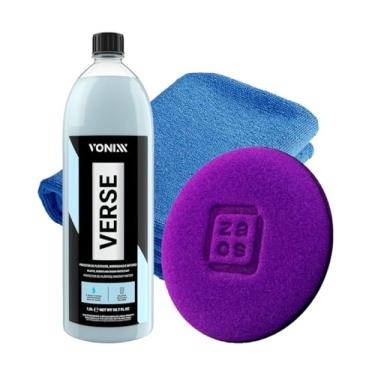 Imagem de Kit Protetor De Plasticos Borrachas Motores Verse 1,5l Vonixx com Toalha e Aplicador Zacs