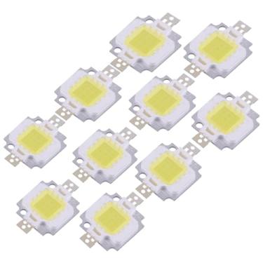Imagem de FTVOGUE Luz de Chip SMD, Lâmpada LED COB de 10 Unidades de 10 W, Luz Branca Quente/fria, Baixo Consumo de Energia, Suporte de Alumínio, para Substituição de Lâmpada de Holofote Doméstico, Com