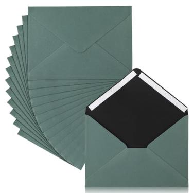 Imagem de Affrolling Envelopes de veludo de Natal 12 peças de papelaria de superfície aveludada para casamento A7 vintage retangular macio envelopes elegantes para convite, presente de casamento, carta de