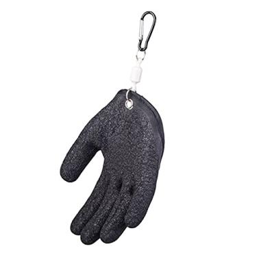 Imagem de 1 unidade Luva Profissional de Pesca com Liberação Magnética - slip Protege a Mão Cortes Pontes e Arranhões para Pescado