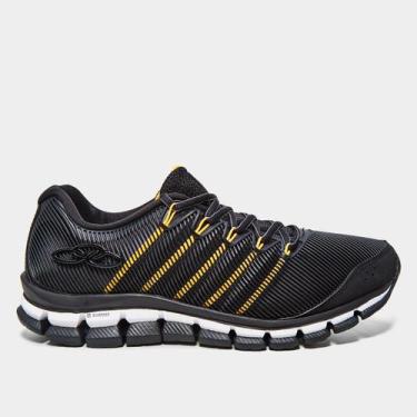 Imagem de Tênis Olympikus Dynamic Masculino, Preto, Laranja, 38