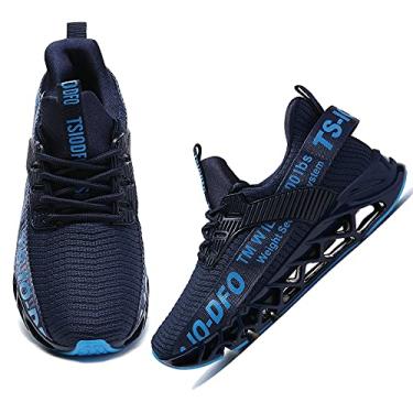 Imagem de CELEBHTT Tênis esportivo infantil Grils tênis esportivo para corrida e caminhada, Azul marinho, 2.5 Little Kid