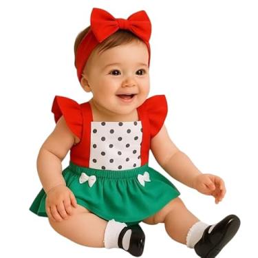 Imagem de Turma do Chaves Romper da Chiquinha para Bebê Menina (sem óculos, M)