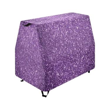 Imagem de Qilmy Purple Glitter Texture Kids Water Table Cover, Duty Waterproof Patio Table Covers for Outdoor Toddler Splash Tables, UV Resistant & Dustproof Play Table Protector, Cover Only