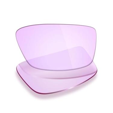 Imagem de Mryok Lentes de reposição UV400 para óculos Oakley Airdrop OX8046 57 mm, HD Polarized, proteção UV, resistente a impactos e ajuste perfeito - rosa claro