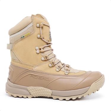 Imagem de Bota Impermeável Militar Coturno Acero em Couro Nocuck Bege TPMAX40BG-Masculino