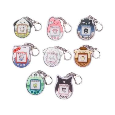 Imagem de Chaveiro Acrílico Fofo Sanrio Kuromi Melody, Charme Para Bolsa, Pingen