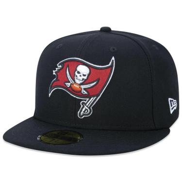 Imagem de Boné New Era Aba Reta 5950 NFL Buccaneers League Preto-Masculino