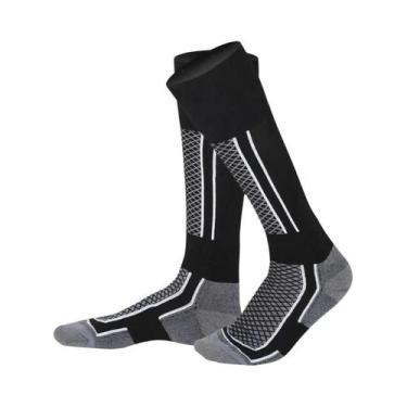 Imagem de Meias de Esqui Quentes e Grossas para Inverno - Ideal para Homens, Mul