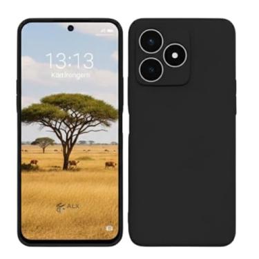 Imagem de Capa Silicone Aveludada Ultra Fina Compatível com Realme C51 / C53 / Note 50 – Case Resistente Antichoque Premium (Preto)