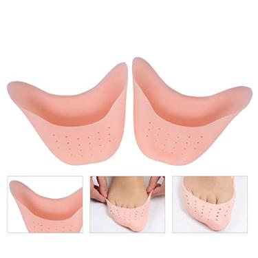 Imagem de Yinhing Almofadas de Silicone para Dedos de balé, Almofadas Macias para Sapatos de Dança Com Design de Cobertura Completa para Proteção Dos Dedos Dos Pés, (O tom pele é respirável e poroso)