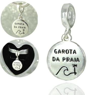 Imagem de Berloque Charms Garota da Praia Prata Maciça 925 - Lojas La&Ny Pratas,