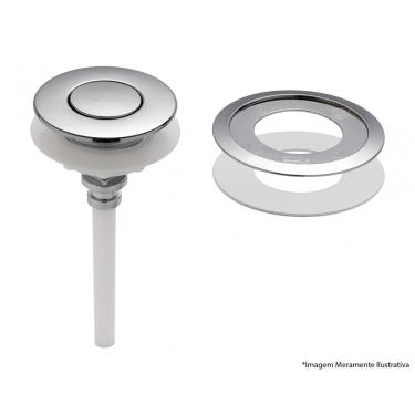 Imagem de Botao Acionamento Superior Abs Crom Cx Acopl Blukit Blister