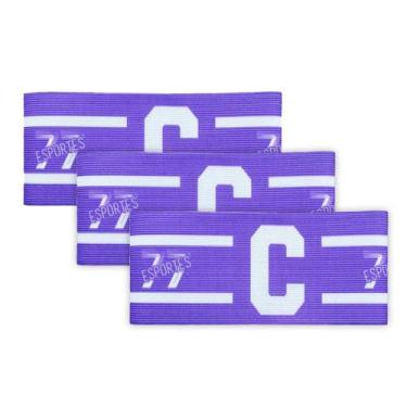 Imagem de Kit 3 Braçadeira Faixa Capitão 77 Impressão Digital Fechamento tiras a