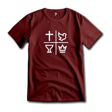 Imagem de Camiseta Quadrangular Evangelho Algodão Premium Cristã - Sete Sete Esp