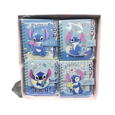 Imagem de Caderno Infantil Disney Stitch Cartoon, Diário Portátil Com Espiral, M