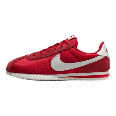 Imagem de Nike Tênis infantil Cortez Big (HV5166-696, carmesim claro/vermelho fogo/vermelho escuro), Carmesim claro/vermelho fogo/vermelho escuro, 4 Big Kid