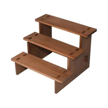 Imagem de Suporte De Exibição De Joias De Madeira Vintage, Rack De Armazenamento