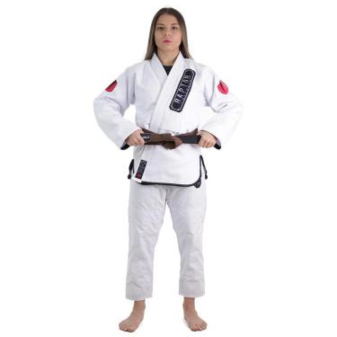 Imagem de Kimono Jiu Jitsu Branco Raptor Diamond PRO-Feminino